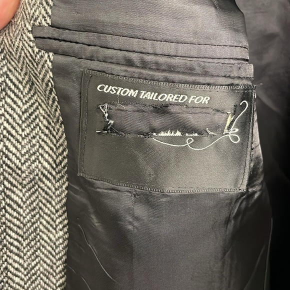 Vintage Miller Brothers W. Bill Tweed Sport Coat 43 Extra Long 43XL - Picture 6 of 6